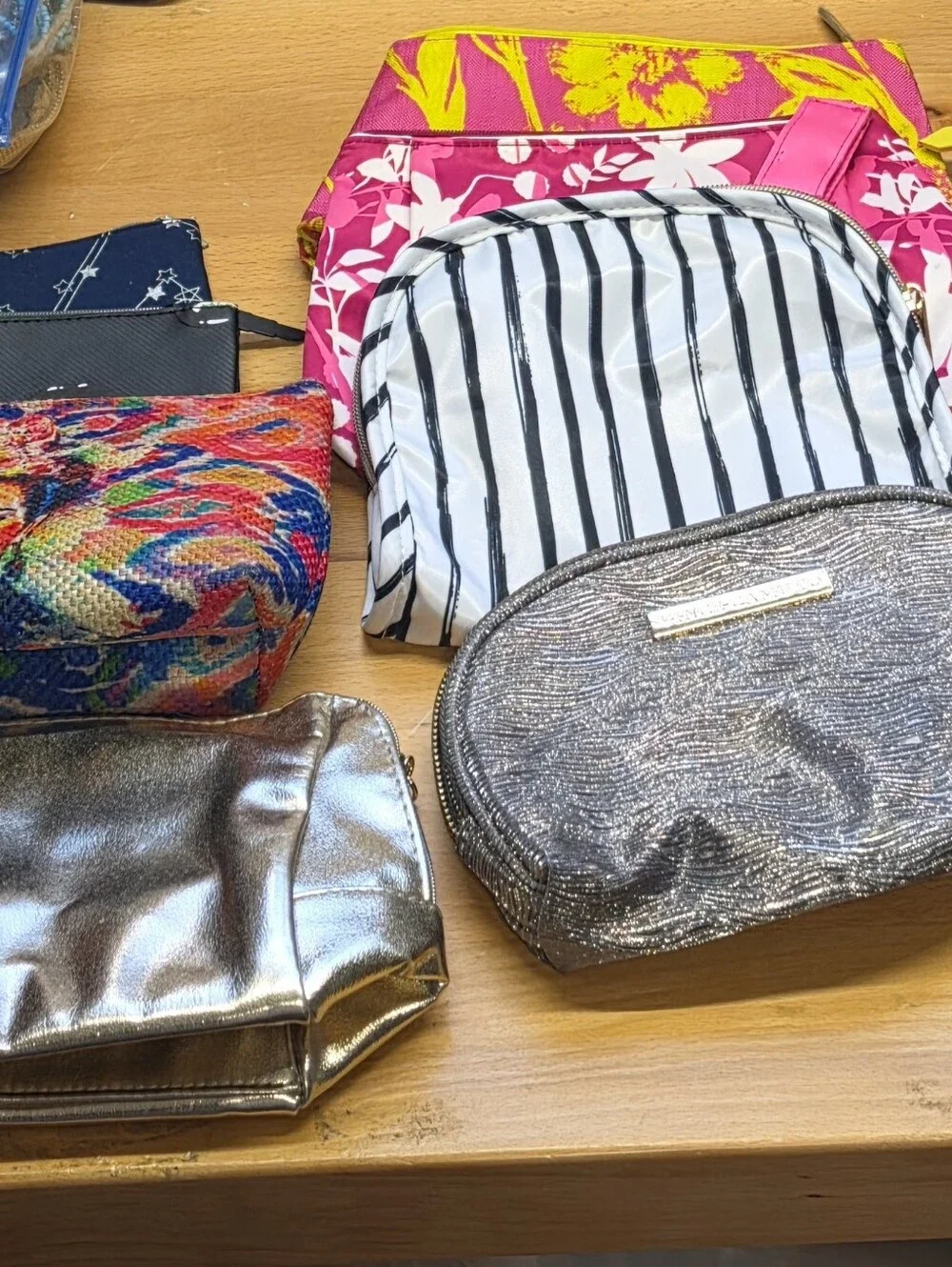 Large Lot Of Cosmetic Bags 15